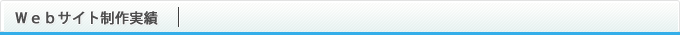 Webサイト制作実績